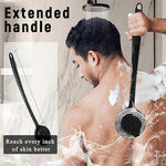 ilicone Back Scrubber with Long Handle