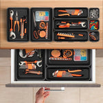 Cutlery Tray for Kitchen | 8 Piece | Drawer Organizer Tray