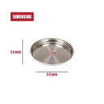 Stainless Steel Small Plate | 6 Pc