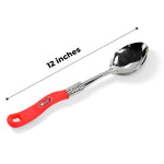 Stainless Steel Serving Spoon with Plastic Handle | 1 pc