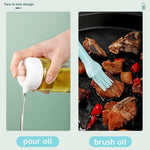 Oil Bottle with Silicone Brush  (230 ml)