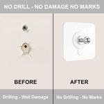 Self Adhesive Nail Wall Hooks | Pack of 30 | Waterproof | for Cloth, Kitchen & Bathroom