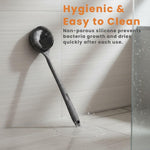 ilicone Back Scrubber with Long Handle