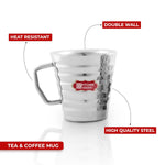 Stainless Steel Mug - 2 pc