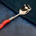 Steel Serving Spoon with Plastic Handle | 1 pc