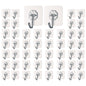 Self Adhesive Wall Hooks | Sticky Hooks for Wall | Heavy Duty (Flower Hooks 30 pc)