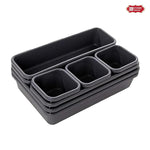 Cutlery Tray for Kitchen | 8 Piece | Drawer Organizer Tray
