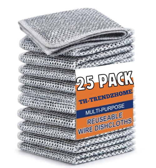 Dish Wash Cloth 25pcs