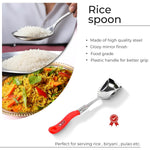 Steel Serving Spoon with Plastic Handle | 1 pc