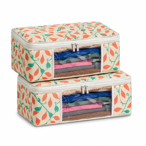Non-Woven Printed Saree Cover Set of 2