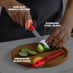 Knife with Cover (2pc)