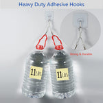 Self Adhesive Wall Hooks | Sticky Hooks for Wall | Heavy Duty (Flower Hooks 30 pc)
