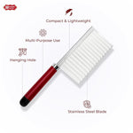 Stainless Steel Crinkle Cutter Knife