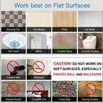 Self Adhesive Wall Hooks | 20 Pcs | Nail Screw Without Drilling | Transparent PVC Sticker