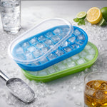 Ice Cube Trays with lids - 2pc