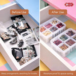 Plastic Fridge Storage Box | 9 Grid