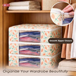 Non-Woven Printed Saree Cover Set of 2