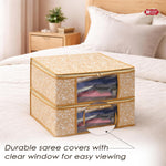 Non-Woven Printed Saree Cover Set of 2