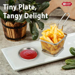 Stainless Steel Small Plate | 6 Pc