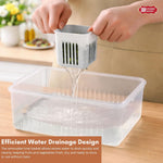 Plastic Fridge Storage Box | 9 Grid