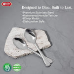 Steel Spoon | Set of 12 | Dinner Spoons & Tea Spoons