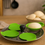 Silicone Idli Moulds | 8Pc | Green