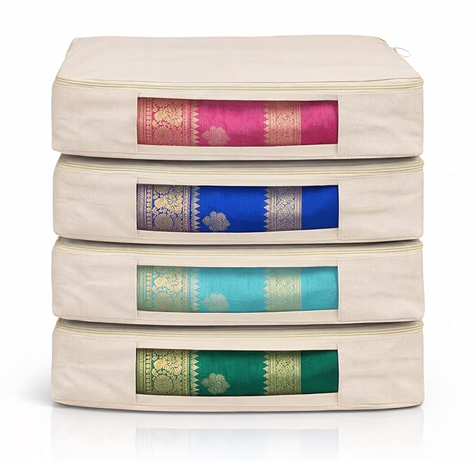 Canvas Saree Cover (Pack of 4)
