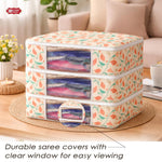 Non-Woven Printed Saree Cover Set of 2