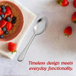 Steel Spoon | Set of 12 | Dinner Spoons & Tea Spoons