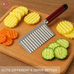 Stainless Steel Crinkle Cutter Knife