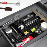 Cutlery Tray for Kitchen | 8 Piece | Drawer Organizer Tray