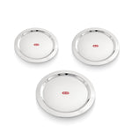 Stainless Steel Lid Set | Round Covers | Set of 3 (19cm, 21.5cm, 23.5cm)