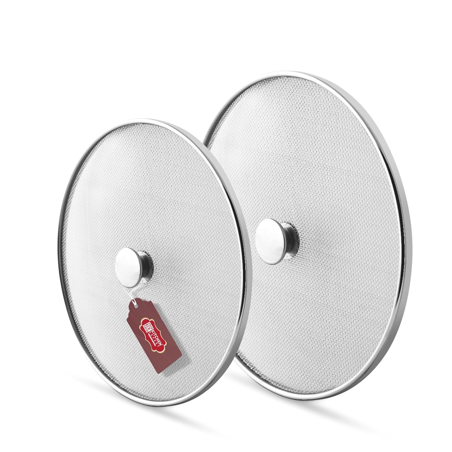 Kitchen Expert Steel Net Cover Jali | Set Of 2 (18cm & 23cm)