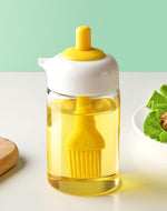 Oil Bottle with Silicone Brush  (230 ml)