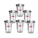 Stainless Steel Glass - 6pc (300 ml)