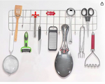 Steel Wall Mounted Cutlery Holder | 11 Hooks
