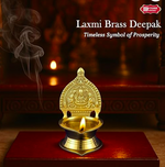 Brass Laxmi Deepak