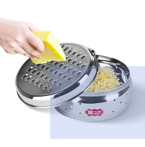 Vegetable Grater Box with Air-Ventilated Storage Box