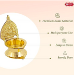 Brass Laxmi Deepak
