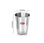 Stainless Steel Glass - 6pc (300 ml)
