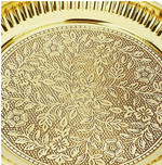 Small Brass Plate (12cm)