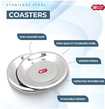 Stainless Steel Glass Lid Set | Set of 12 | Small Lid Covers | Cup Mugs Lids
