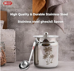 Ghee Tipri | Small & Medium Spoon for Ghee/Oil | 2 Pc