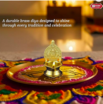 Brass Laxmi Deepak