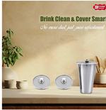 Stainless Steel Small Net Lid Set | Set of 3 (9 CM)