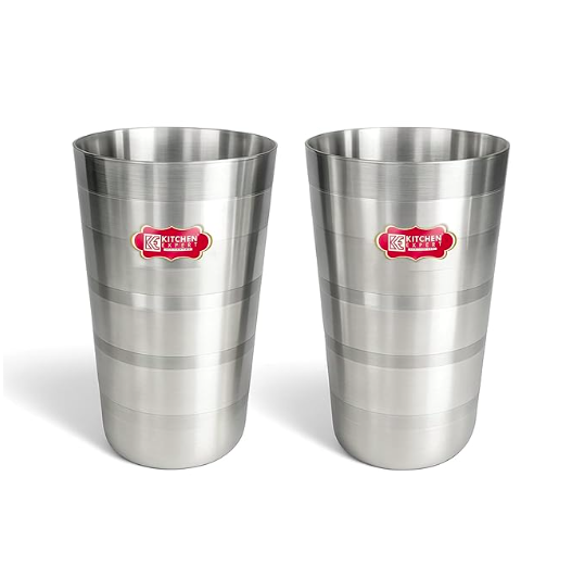 Steel Lassi Glass - 2 pc (650ml)