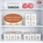 Plastic Fridge Storage Box | 9 Grid