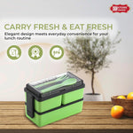Plastic Lunch Box | 3 Detachable Containers – 1400 ml