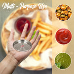 Stainless Steel Small Plate | 6 Pc