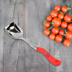 Steel Serving Spoon with Plastic Handle | 1 pc